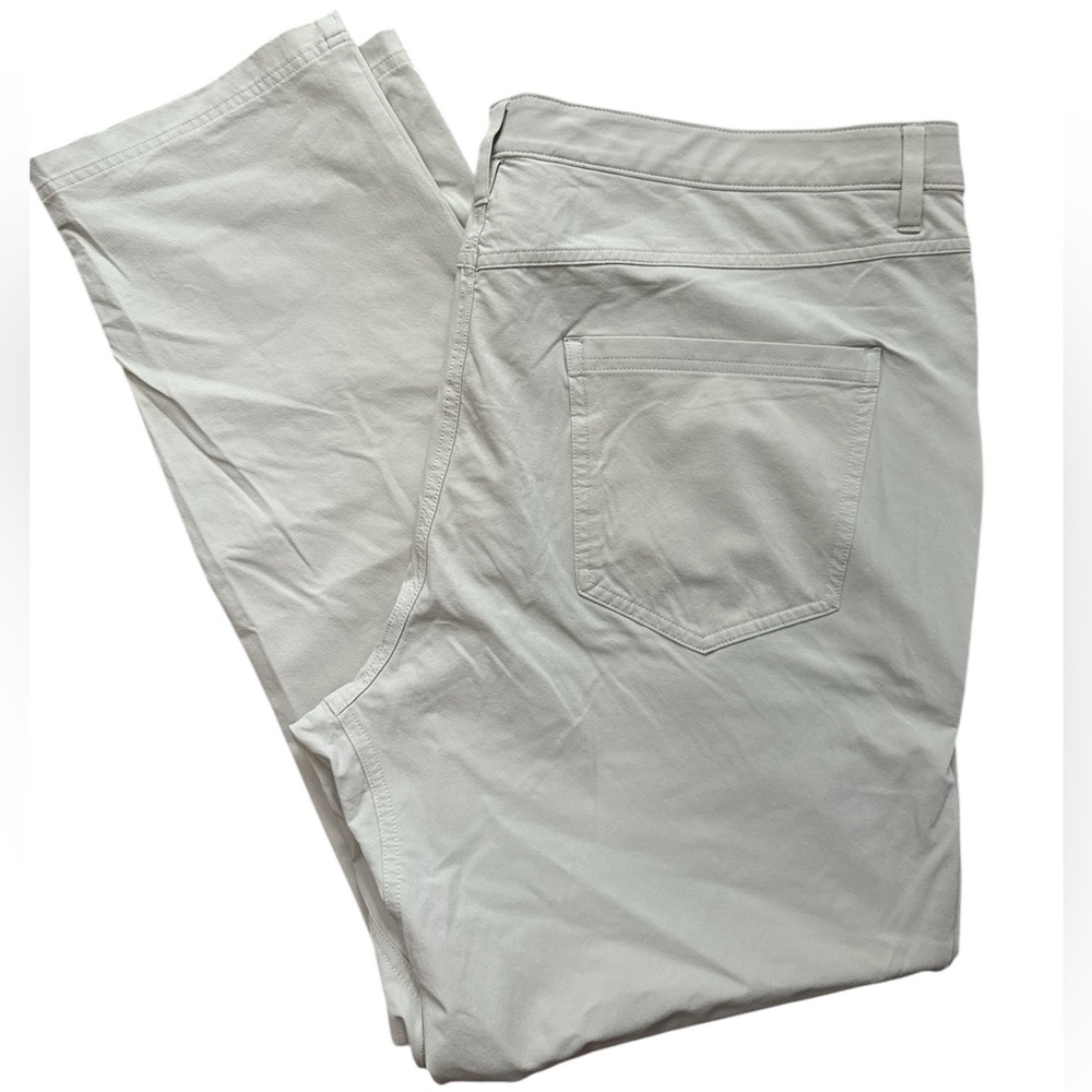 01. Algo Performance Pants MensSize‎ 40 Moisture Wicking Light Beige Outdoor